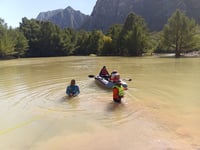 Imagen Rescatistas localizan cuerpos de padre e hijo desaparecidos en el Cañón de Fernández