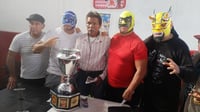 'El Maestro Lagunero' Blue Panther, el heredero Hijo de Blue Panther, Panterita del Ring y Luciferno, darán su apoyo al 'Viruta'.