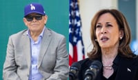 Imagen Kamala Harris lamenta el fallecimiento de Fernando Valenzuela