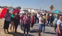 Imagen Habitantes de Matamoros bloquean carretera por falta de agua potable