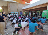 Imagen Por mes del Desierto Chihuahuense realizan mini feria educativa en Parque Las Auras