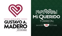 Imagen ¿En la alcaldía Gustavo A. Madero copiaron el logo de Mi Querido Torreón? 