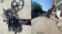 Imagen Joven resulta lesionado tras protagonizar un accidente de motocicleta en Gómez Palacio