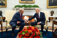 Imagen Donald Trump se reúne con Joe Biden en la Casa Blanca; agradece que la transición sea suave