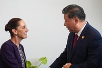 Imagen Claudia Sheinbaum se reúne con Xi Jinping en el G20; agradece su apoyo a Acapulco