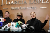 Imagen Luis Enrique Guzmán, Sylvia Pasquel y Alejandra Guzmán realizan conferencia de prensa tras muerte de su madre