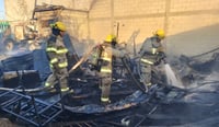 Imagen Incendio arrasa taller de bicicletas en colonia Zaragoza Sur