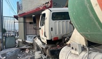 Imagen Camión revolvedor impacta casa tras probable falla mecánica en Saltillo