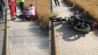 Imagen Hombre resulta lesionado tras fuerte accidente de motocicleta en Lerdo