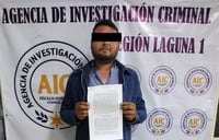 Imagen Torreón: Cumplimentan orden de aprehensión contra probable secuestrador y homicida