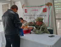 Trámite para la precartilla militar en Lerdo. 