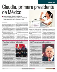 Imagen Claudia, primera presidenta de México