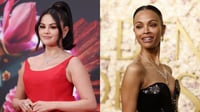 Imagen Selena Gómez llora al ver que Zoe Saldaña ganó un premio