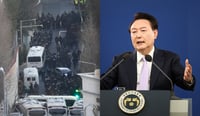 Imagen Policía de Corea del Sur detiene al presidente Yoon, quien fue suspendido del cargo