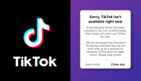 Imagen Usuarios de TikTok en EE. UU. denuncian cierre temporal de cuentas