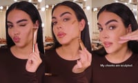 Imagen Georgina Rodríguez y su truco de maquillaje para esculpir el rostro