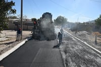 Imagen Avanza obra de pavimentación en el ejido La Luz de Lerdo