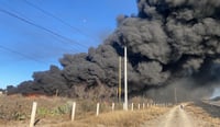 Imagen Se registra fuerte incendio al poniente de Saltillo