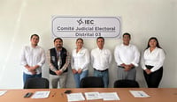 Imagen Instalan Comités Judiciales Electorales Distritales en Coahuila