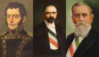 Melchor Múzquiz, Francisco I. Madero y Venustiano Carranza.