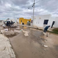 Imagen Proyectan concluir el lunes trabajos de reposición de colector sanitario en Matamoros