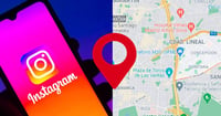 Mapa de amigos de Instagram.  