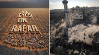 Imagen 'All eyes on Rafah', a un año de la imagen IA viral sobre la guerra en la Franja de Gaza