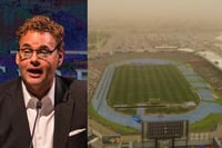 Imagen David Faitelson critica a la Liga MX tras no cancelar el Juárez vs Pumas por una tormenta de arena