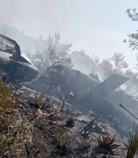 Imagen Se desploma helicóptero en Arteaga por presunta falla