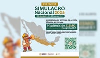 Imagen Secretaría del Bienestar de Coahuila participa en Simulacro Nacional 2025