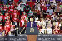 Imagen Trump celebra 100 días de regreso en el poder en el estado de Michigan