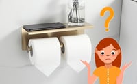 ¿Para qué sirve la tapa de metal que tienen los rollos de papel en los baños?