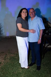 Berenice Palacios y Ricardo Palacios.