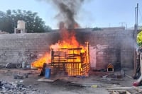 Mueren 2 cachorros en incendio provocado en Saltillo; hay 2 detenidos