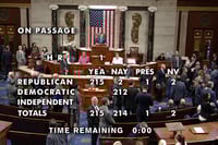 Imagen Cámara de Representantes aprueba plan fiscal de Donald Trump con impuesto a remesas