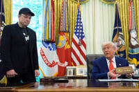 Imagen Elon Musk se despide de su rol oficial en la Casa Blanca luciendo un moretón