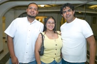 Israel, Siboney y Jesús.
