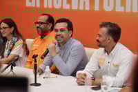 Imagen Máynez presume dos cartas a la Gubernatura de Durango por MC; Omar Castañeda y Pancho Franco