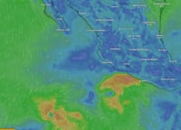 Imagen Tormenta tropical Bárbara podría convertirse en huracán este lunes
