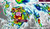 Imagen Huracán Erick se intensifica a categoría 1; causará lluvias torrenciales en Guerrero, Oaxaca y Chiapas