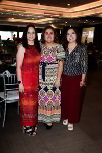 Cristina Díaz, Marsela Adame y Claudia Tello.