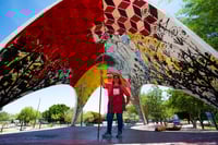Mural en la Plaza Madero de Torreón (EL SIGLO DE TORREÓN / ENRIQUE CASTRUITA)
