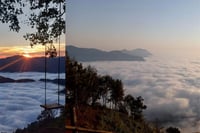 Éste es el mágico lugar de Puebla en donde puedes ver un mar de nubes como si estuvieras en Europa | VIDEO