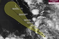 Imagen Flossie podría convertirse en huracán cerca de las costas de Michoacán