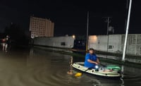 Inundaciones por la lluvia en Torreón (CORTESÍA)