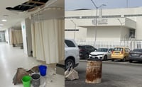 Lluvias afectan nuevo hospital del ISSSTE en Torreón a menos de un año de su apertura