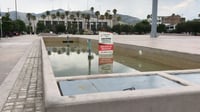 Fuentes de Plaza Mayor quedaron fuera de servicio. (EL SIGLO DE TORREÓN)