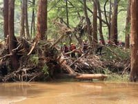 Imagen Acuña envía equipo de rescate acuático a participar en trabajos de rescate en Texas