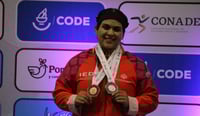 Imagen Logra halterista Rosa Alyn Rivas tres medallas para Durango