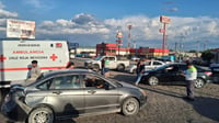 Imagen Se registra aparatoso choque frente al Centro Trailero de Gómez Palacio